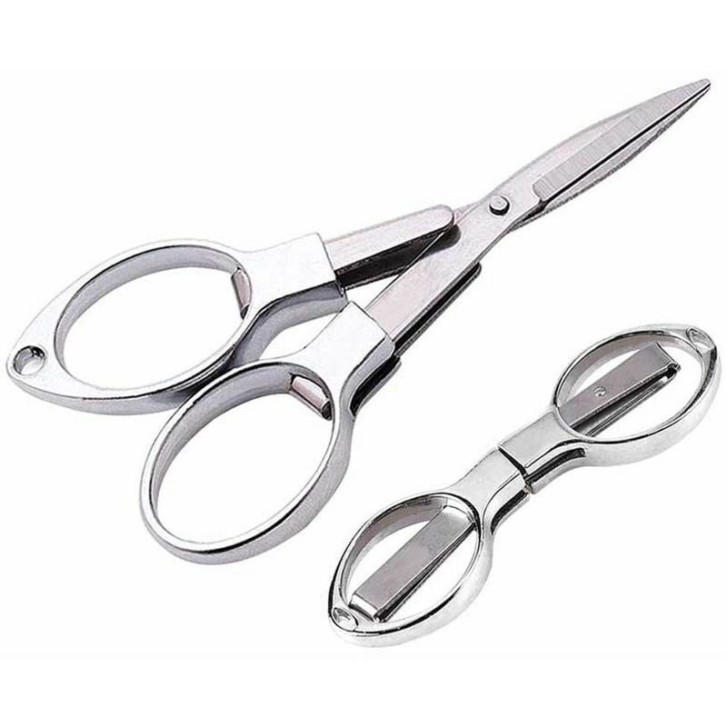 Tijeras plegables retráctiles de acero inoxidable