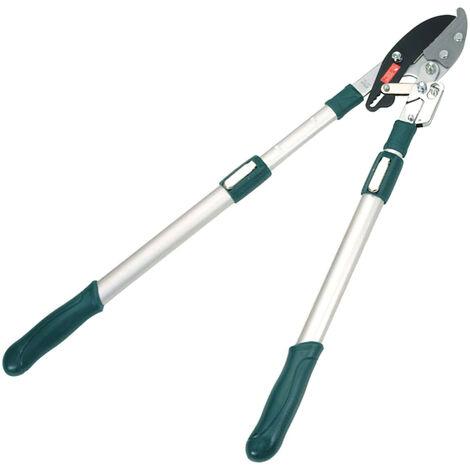 Tijeras podar 2 manos yunque aluminio extensible