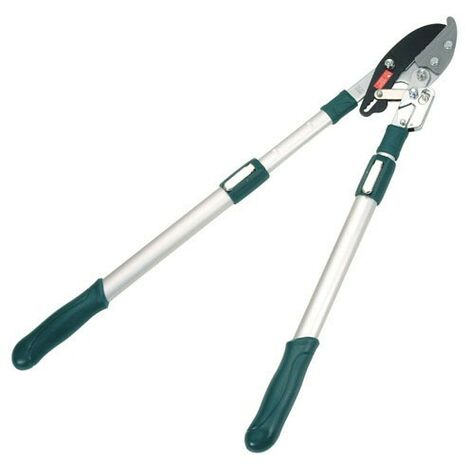 Tijeras podar 2 manos yunque aluminio extensible