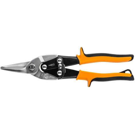 Tijeras rectas para chapa metálica de 250 mm