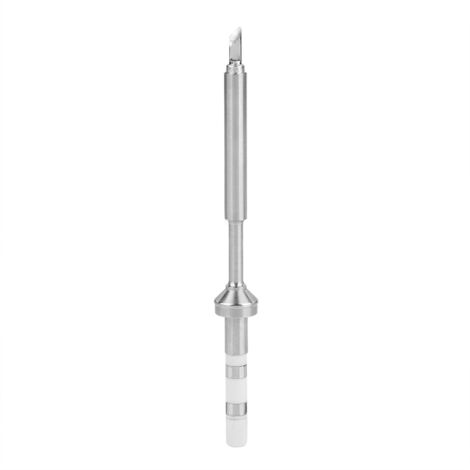 TIKATARER Mini Pointes de Fer à Souder en Acier Inoxydable, Pointes de Fer à Souder 7 Types de Pointes de Fer à Souder TS100 avec Remplacement de dureté élevée pour Fer à Souder TS100 (3)