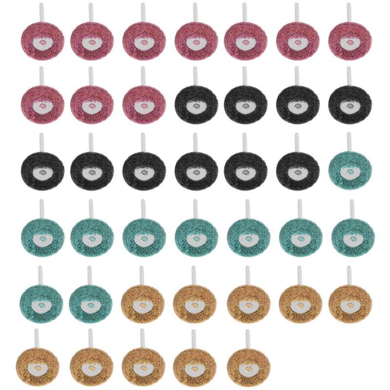 Image of TIKATARER Polierscheiben für Bohrmaschinen, 40 Stück Polierscheiben zum Polieren von Böden