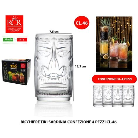 Tiki Sardina 4 Bicchieri 46Cl
