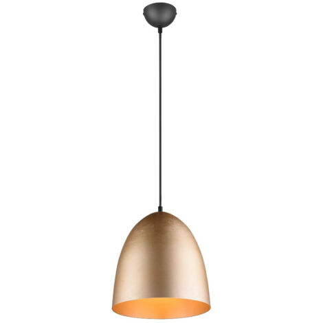 TILDA SOSPENSIONE METALLO CUPOLA OTTONE D.25CM 1 LUCE ATTACCO E27