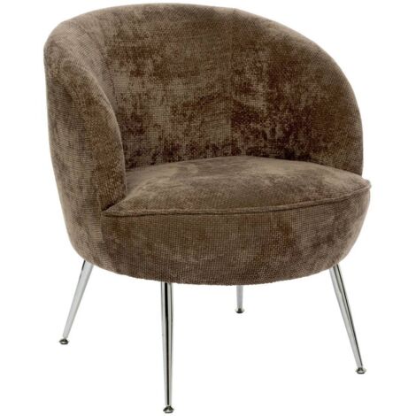 Tildae Sessel in Stoff Moccha L69xl63xH71 cm - Atmosphera créateur d'intérieur