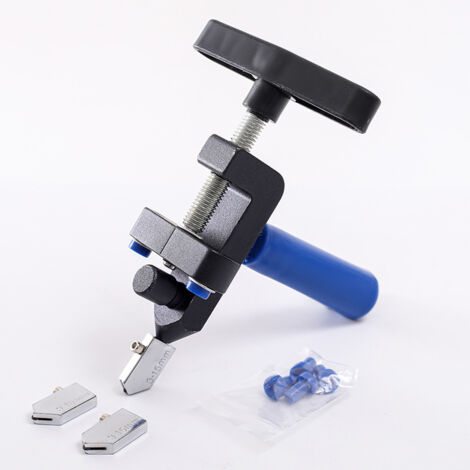 Tile cutter, manual tile cutter, ceramic tile, porcelain tile for professionals with adjustable laser guide, precision cutting, non-slip feet and ergonomic handle XBHDzQ0uc2