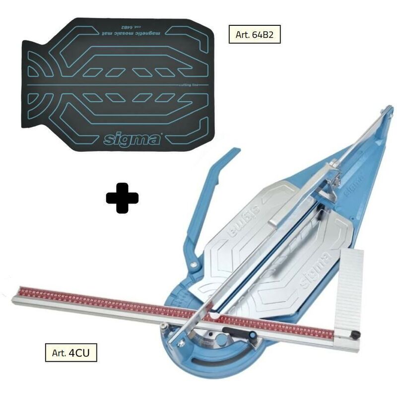 Sigma - Tile cutter 4cu cm 84 tensile engraving + mat for mosaic 64b2