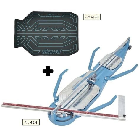 Tile cutter SIGMA 4en cm 125 push engraving + mat for mosaic 64b2