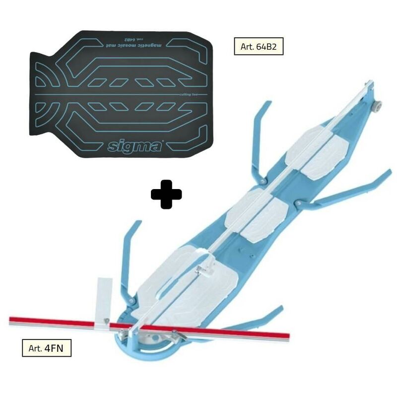 Sigma - Tile cutter 4fn cm 155 push engraving + mat for mosaic 64b2