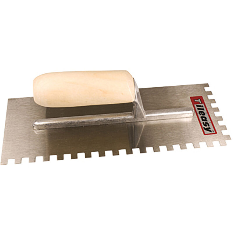 Tileasy - 10mm Square Notched Trowel - 10MMNT - Chrome