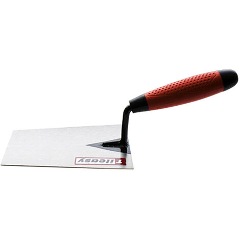 Tileasy 180mm Bucket Trowel with Carbon Steel Blade and Soft Grip Handle - BTR