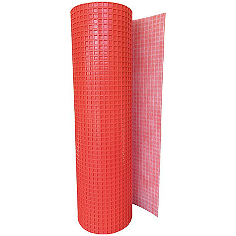 1m Roll of 3mm Uncoupling Membrane - um - Silver - Tileasy