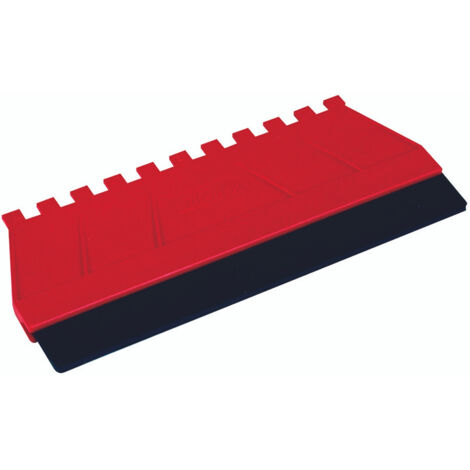 Tileasy 6.5mm Square Notched Combination Spreader with 180mm Rubber Blade - CS7