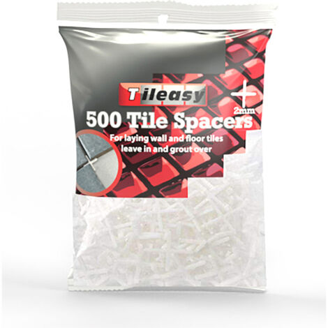 Tileasy Bag of 500 2mm Tile Spacers - LS500/2MM