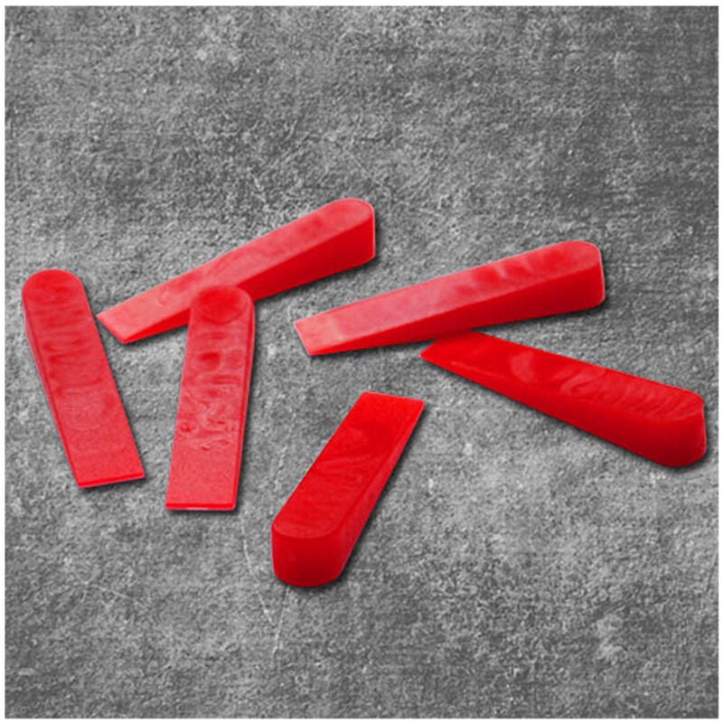 Pack of 250 0.5mm-5mm Tile Wedges - tw - Red - Tileasy