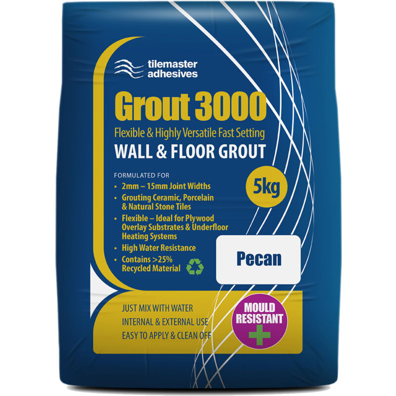 Tilemaster 3000 Pecan 5kg Tile Grout