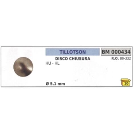 TILLOTSON disque de blocage TILLOTSON tronçonneuse HU - HL Ø  extérieur 5,1 mm 80-332