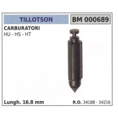 TILLOTSON HU - HS - HT carburateur aiguille longueur 16.8 mm 34188