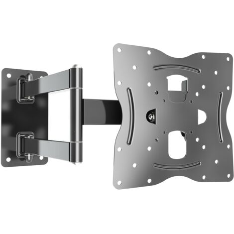 Tiltable TV Wall Mount 27-55in VESA 75x75-200x200 180° Swivel ±15/-3° Tilt 30kg Load