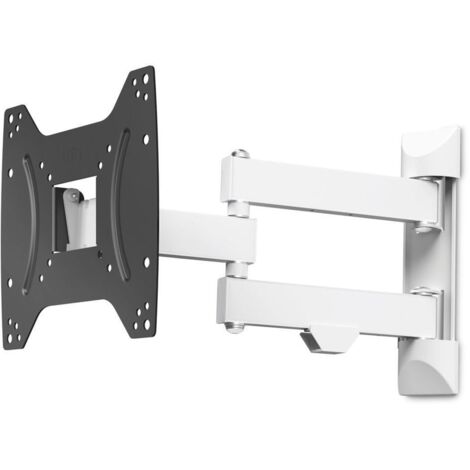 Tilting Swivelling Extendable TV Wall Mount 19-48" VESA 200x200 180° 3-Joint Bracket Cable Cover