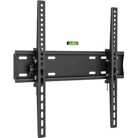 Tilting TV Wall Mount 26-55 Inch 45kg Capacity VESA 400x400mm Slim 22mm Spirit Level