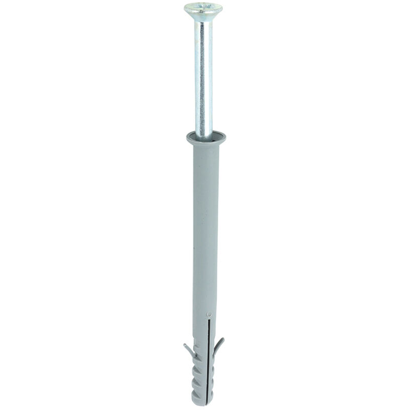 Timco - Nylon Frame Fixing - PZ - Zinc (Size 10.0 x 120 - 100 Pieces)