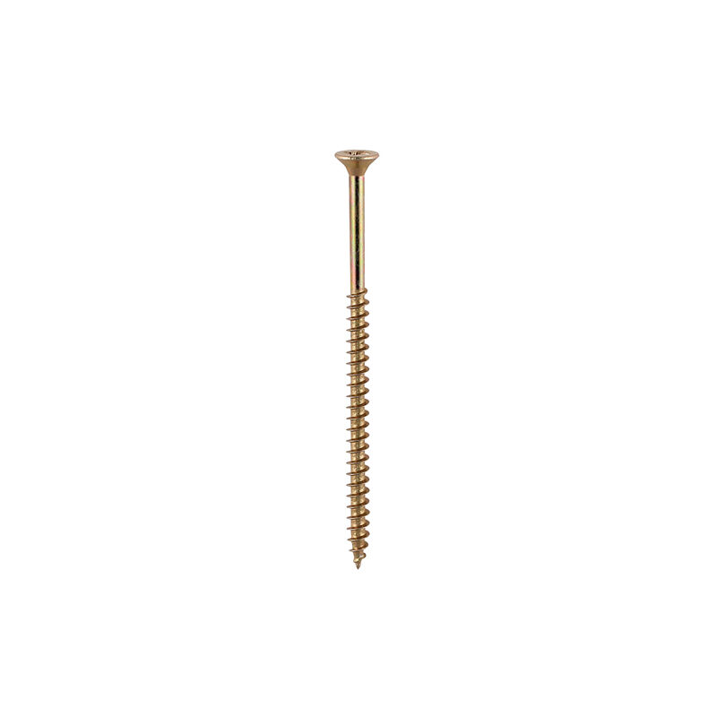 Timco - Solo Countersunk Gold Woodscrews - 6.0 x 120 TIMpac of 2 - 60120CHYP
