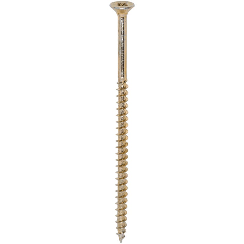 Solo Countersunk Gold Woodscrews - 5.0 x 100 Box of 1000 - 50100SOLOIND - Timco