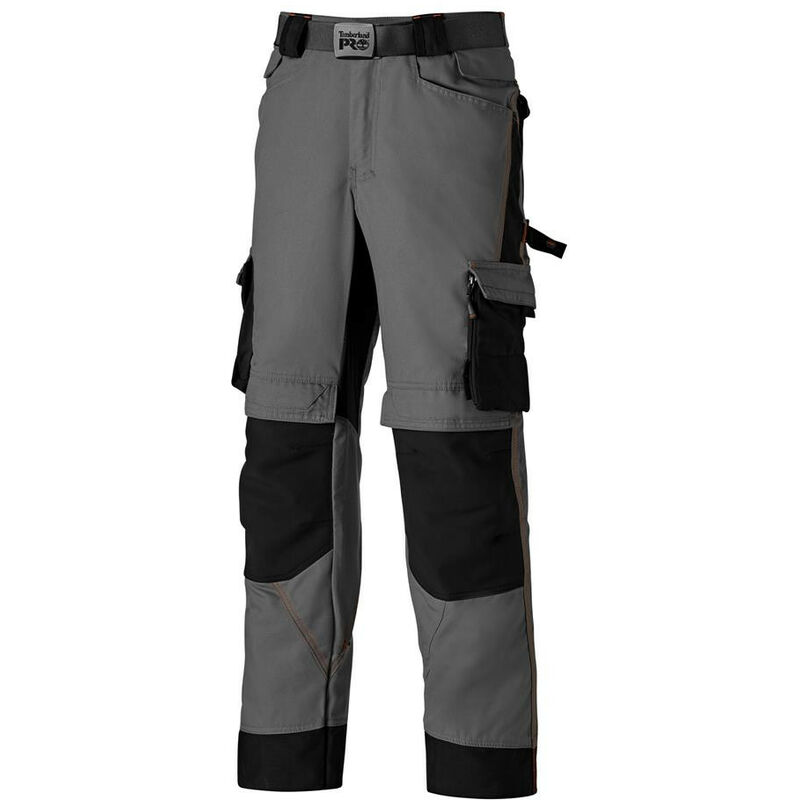 Pro Tough Vent Trouser with Belt - Graphite Grey 34' Waist Regular Leg - Graphite - Timberland