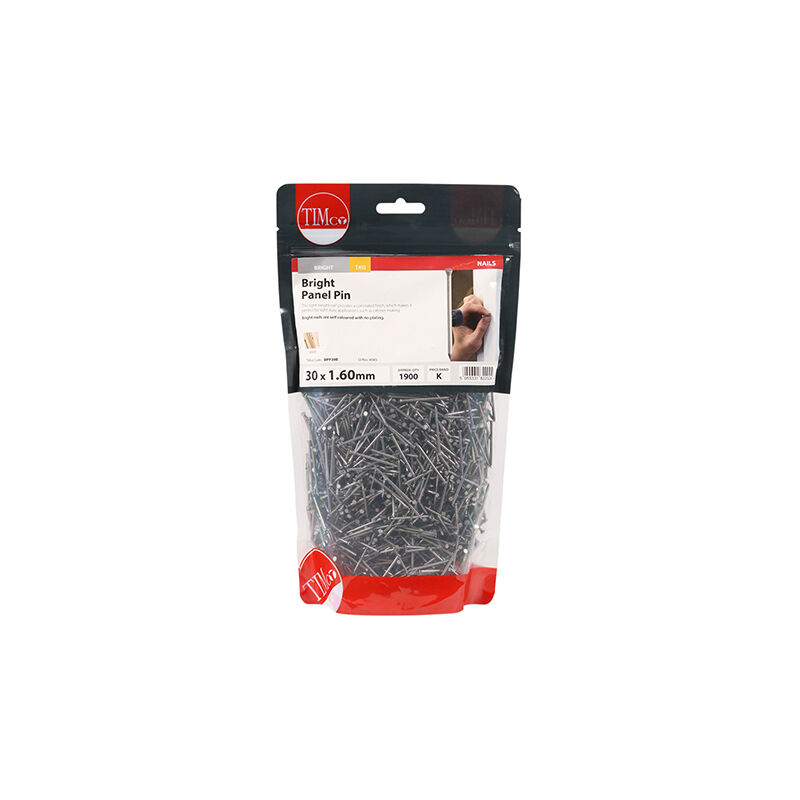 Timco - Panel Pins - Bright (Size 30 x 1.60 - 1 Kilograms)