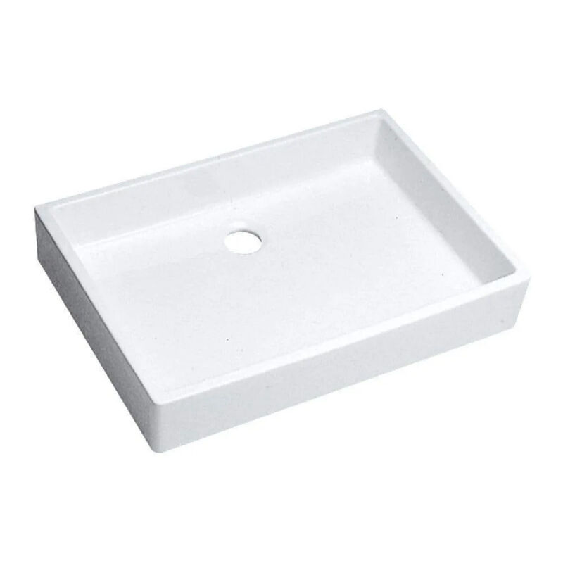 

Geberit - Fregadero de banda de 14cm con borde recto, 500x400mm