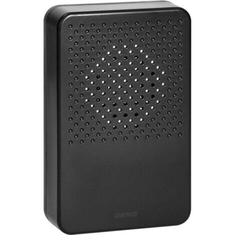 Timbre electrónico con cable monotono LARK MAXI 230V negro OR-DP-MR-161/B