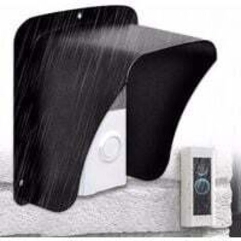 Timbre exterior con protección contra la lluvia, acero inoxidable duradero, apto para enchufes exteriores, timbre Ring, timbre exterior inalámbrico Techole