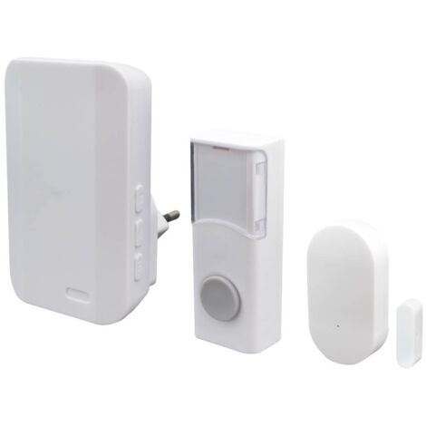 Timbre inalámbrico con sensor de apertura IP44