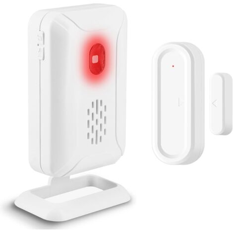 Timbre inalámbrico, detector de alarma para ventanas que pasan, para seguridad en el hogar, tiendas y oficinas, 5 modos y 36 melodías, distancia de transmisión de 120 metros.