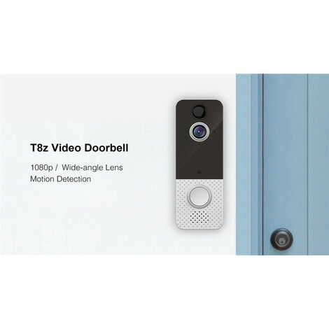 Timbre Inalámbrico MINKUROW Con Cámara, Timbre De Video Inalámbrico 1080p Con Timbre, Detección De Movimiento, Gran Angular, Audio Bidireccional, Almacenamiento Gratuito En La Nube, Resistente Al Agua