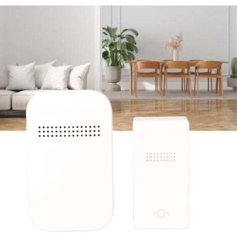 Timbre independiente con receptor, botón de timbre automático, timbre inalámbrico –
