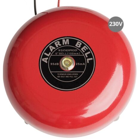 Timbre industrial electromecánico de 90db Ø150mm 230V