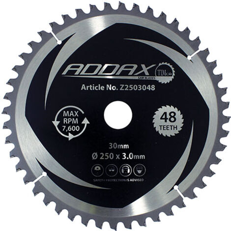 TIMCO 0° Mitre Saw Blade - 250 x 30 x 48T