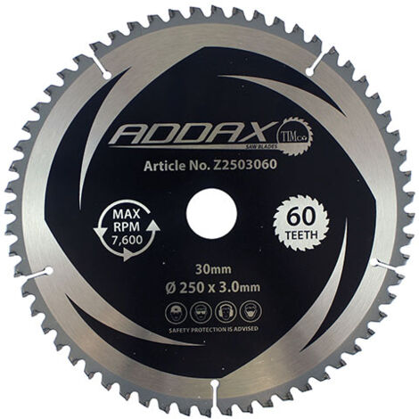 TIMCO 0° Mitre Saw Blade - 250 x 30 x 60T