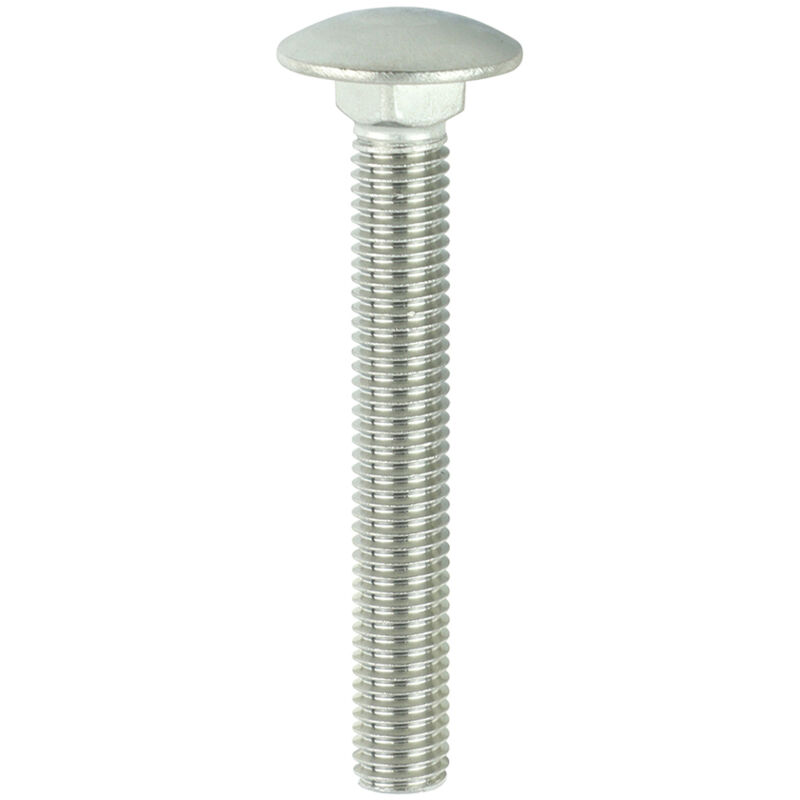Timco - Carriage Bolts - A2 Stainless Steel (Size M10 x 75 - 5 Pieces)