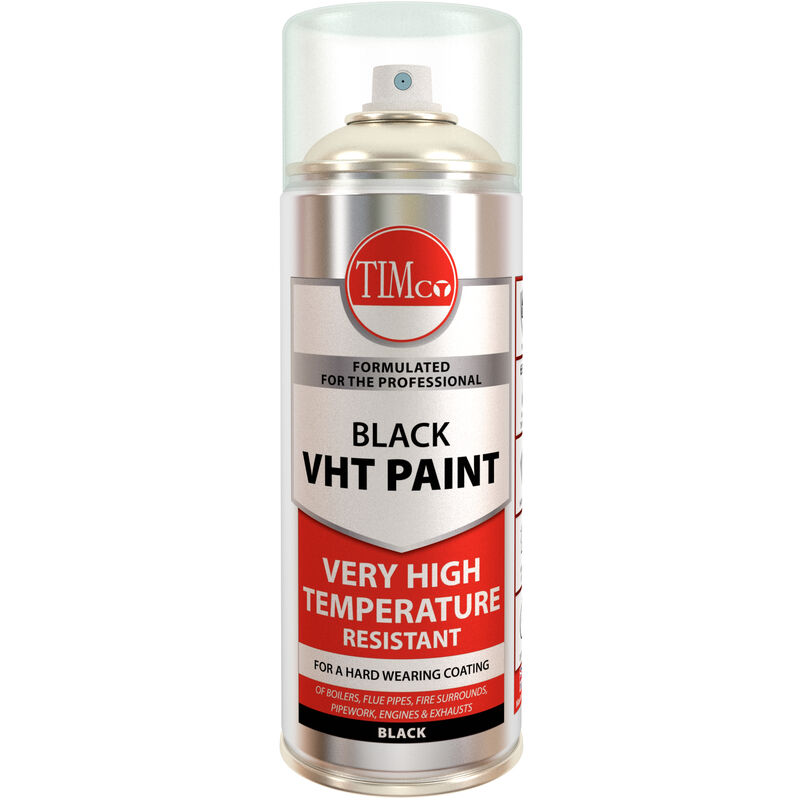 Vht Paint - Black 380ml - Timco