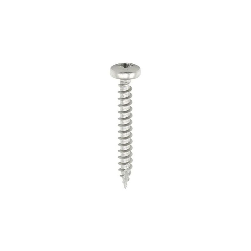 3.5 x 16mm Classic Stainless Steel Pan Head Wood Screws Qty 200 - Timco