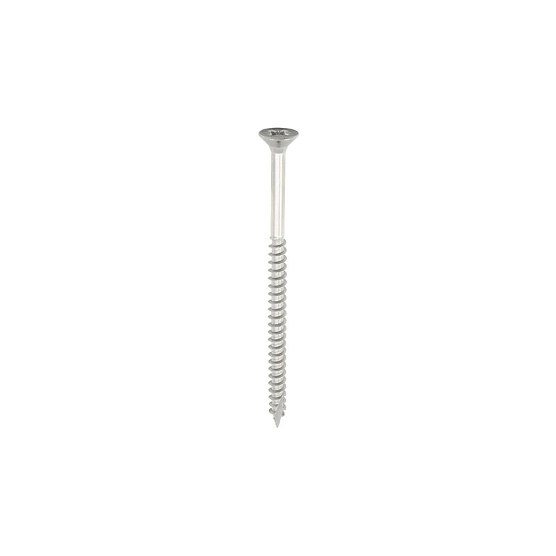 Timco - Classic Multi-Purpose Screws - PZ - Double Countersunk - A2 Stainless Steel (Size 6.0 x 130 - 100 Pieces)