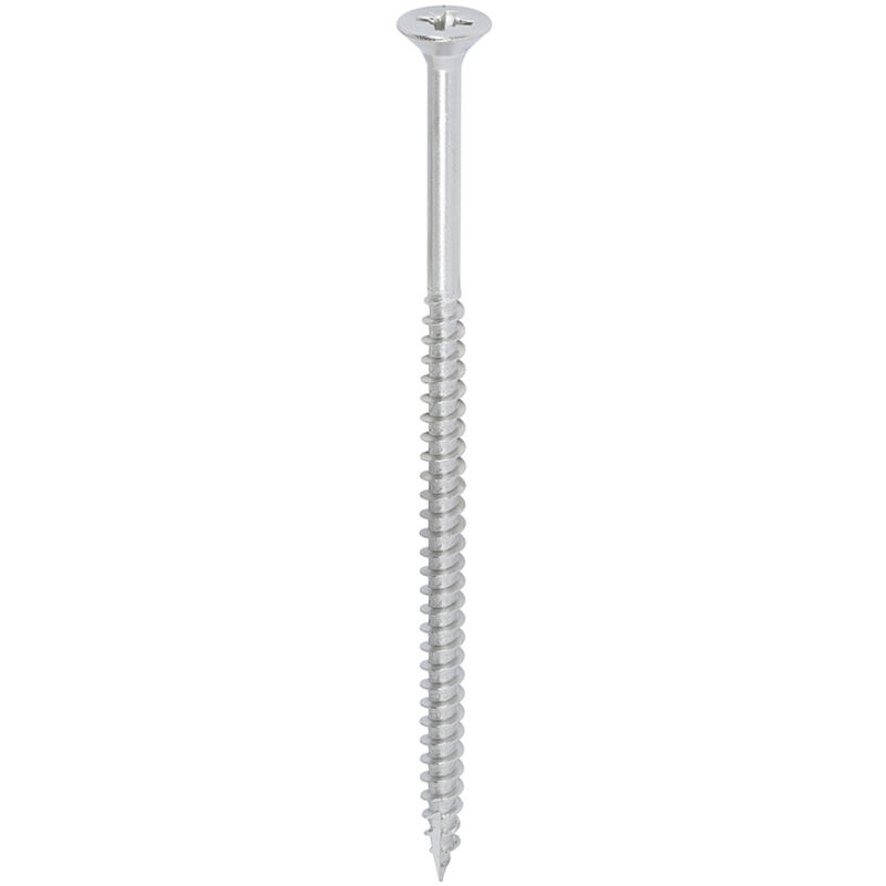 Timco - Classic Multi-Purpose Screws - PZ - Double Countersunk - A2 Stainless Steel (Size 5.0 x 100 - 100 Pieces)