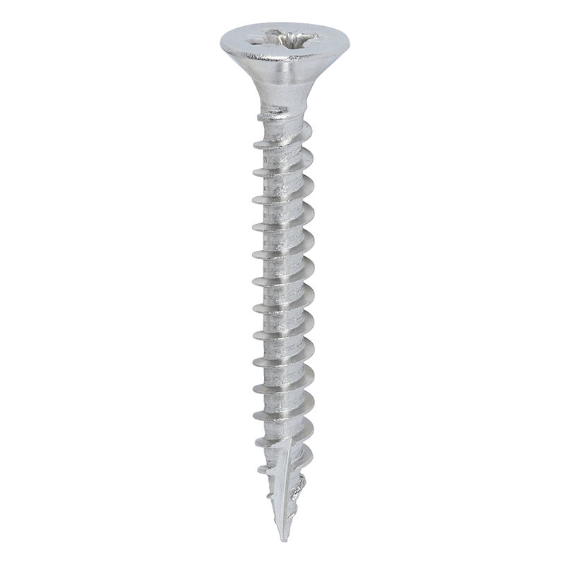 Timco - Classic Multi-Purpose Screws - PZ - Double Countersunk - A2 Stainless Steel (Size 6.0 x 50 - 200 Pieces)