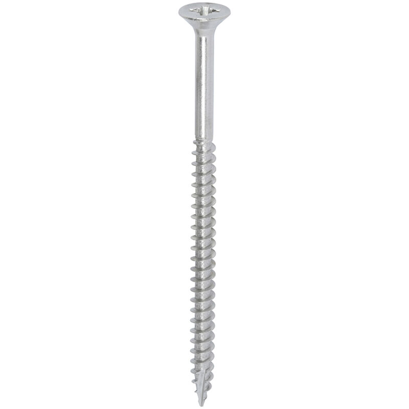 Timco - Classic Multi-Purpose Screws - PZ - Double Countersunk - A2 Stainless Steel (Size 6.0 x 100 - 100 Pieces)