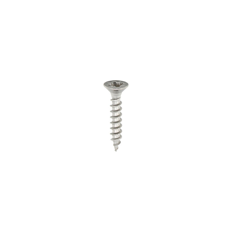Timco - Classic Multi-Purpose Screws - PZ - Double Countersunk - A2 Stainless Steel (Size 3.0 x 12 - 200 Pieces)