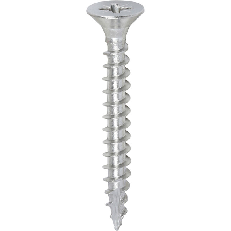 Timco - Classic Multi-Purpose Screws - PZ - Double Countersunk - A2 Stainless Steel (Size 5.0 x 40 - 200 Pieces)