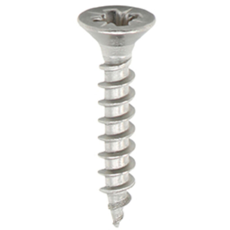 Timco - Classic Multi-Purpose Screws - PZ - Double Countersunk - A2 Stainless Steel (Size 3.0 x 16 - 200 Pieces)